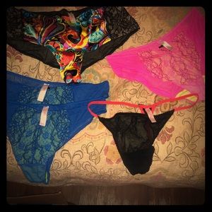 Five pair of panties.